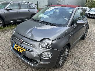 damaged commercial vehicles Fiat 500C 0.9 Twin Air Turbo Lounge Cabriolet 2017/3