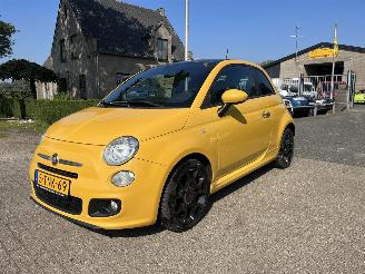 damaged commercial vehicles Fiat 500 0.9 TwinAir Turbo 500S SPORT UITVOERING, AIRCO 2014/3